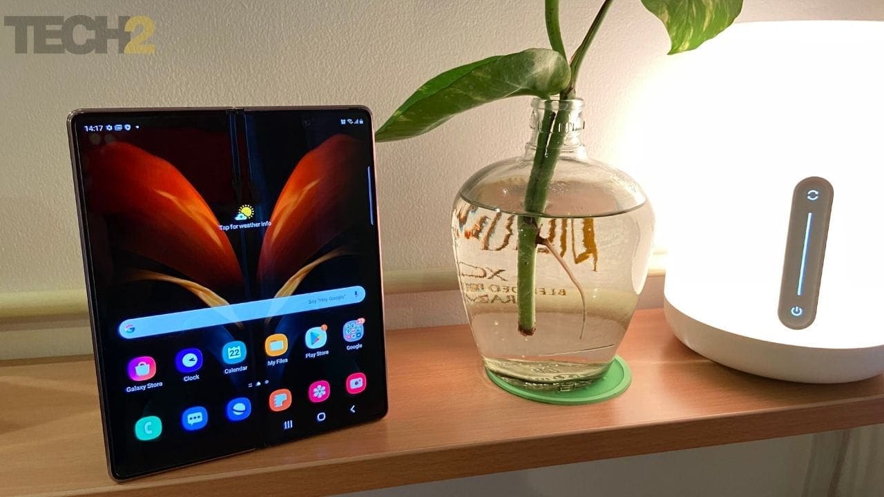 Samsung Galaxy Z Fold 2 is priced at Rs 1,49,999 in India. Image: tech2/Nandini Yadav