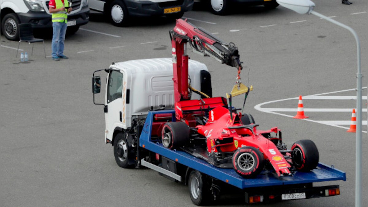 Formula 1 2020: Sebastian Vettel escapes unhurt from massive crash during Russian GP qualifying