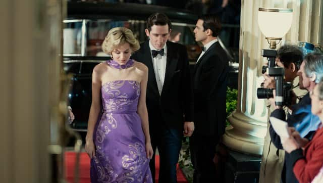 Picture shows: Priness Diana (Emma Corrin) and Prince Charles (Josh O’Connor) in Netflix series