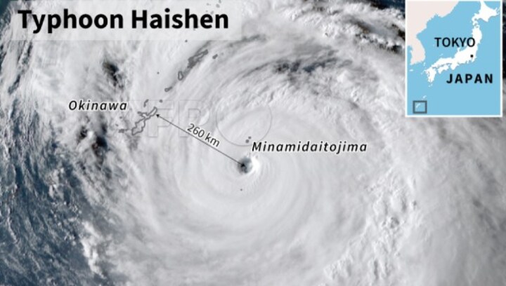 Violent typhoon Haishen barrels towards Japan; officials issue evacuation advisories, shut transport