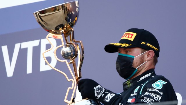 Formula 1 2020: Valtteri Bottas wins Russian GP as time penalties stop Lewis Hamilton from equalling win record Formula 1 2020: Valtteri Bottas wins Russian GP as time penalties stop Lewis Hamilton from equalling win record