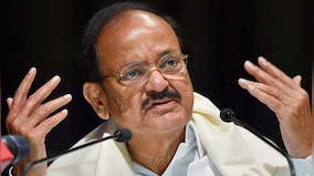 Vice-President M Venkaiah Naidu visits IAC Vikrant at Cochin Shipyard Limited