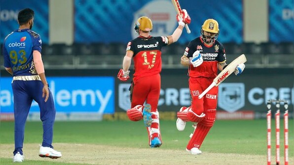 IPL 2020: AB de Villiers, Virat Kohli and Navdeep Saini guide RCB to thrilling Super Over win over MI