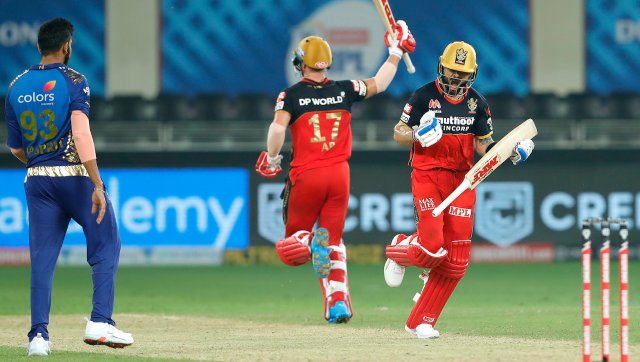 IPL 2020: AB de Villiers, Virat Kohli and Navdeep Saini guide RCB to thrilling Super Over win over MI IPL 2020: AB de Villiers, Virat Kohli and Navdeep Saini guide RCB to thrilling Super Over win over MI