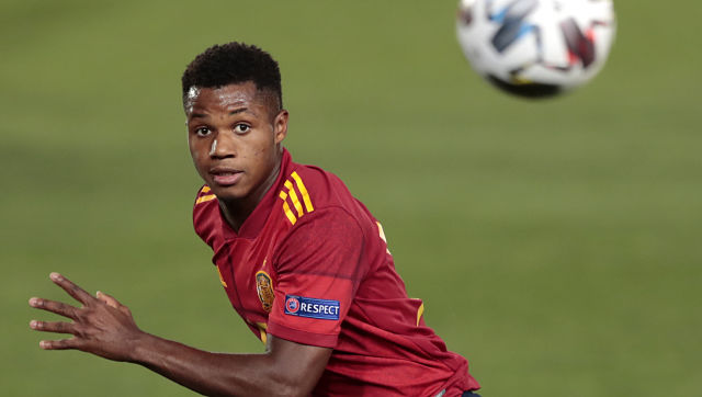 UEFA Nations League: Ansu Fati becomes Spain's youngest goal-scorer in win over Ukraine; Switzerland draws with Germany UEFA Nations League: Ansu Fati becomes Spain's youngest goal-scorer in win over Ukraine; Switzerland draws with Germany
