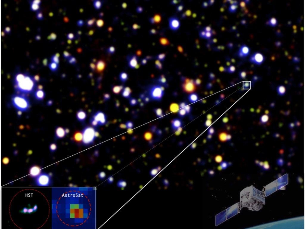  ISROs AstroSat detects galaxy that is one of the earliest sources of UV-light in space