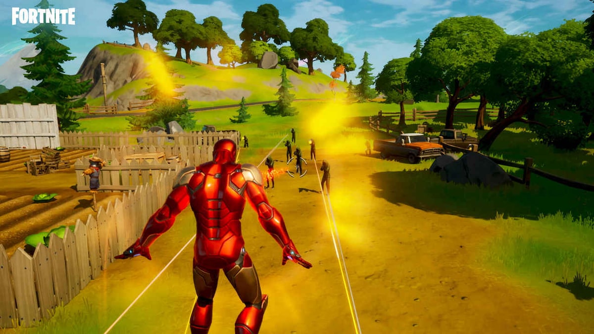 Fortnite's latest update will allow players to use Tony Stark’s Repulsor Gauntlets and more Iron Man weapons