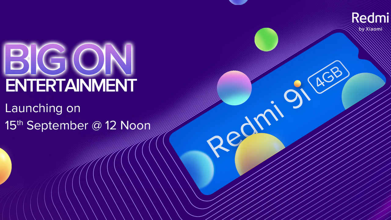 Redmi 9i with 4 GB RAM, waterdrop notch display to launch in India today at 12 pm Redmi 9i with 4 GB RAM, waterdrop notch display to launch in India today at 12 pm