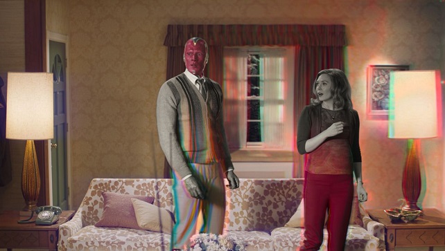 WandaVision trailer sees Marvel superheroes Scarlet Witch and Vision enjoying domestic bliss WandaVision trailer sees Marvel superheroes Scarlet Witch and Vision enjoying domestic bliss