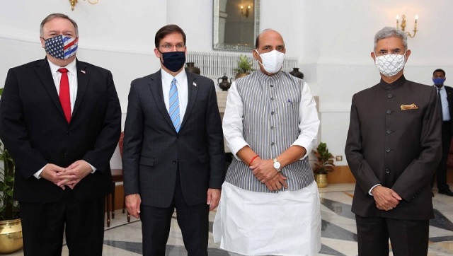 India, US ink BECA defence pact to facilitate sharing of high-end military technology, satellite data India, US ink BECA defence pact to facilitate sharing of high-end military technology, satellite data