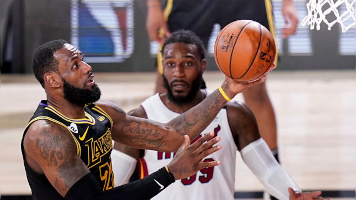 NBA Finals: LeBron James urges Lakers 'to live in the moment' after loss against Heat in Game 5