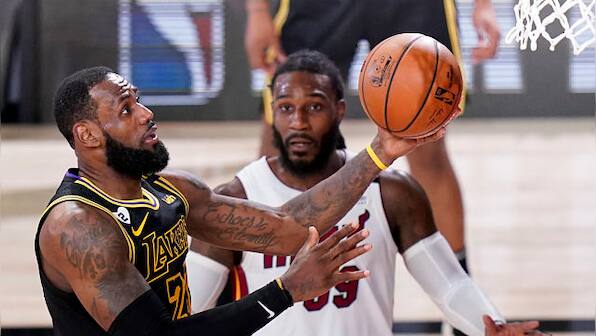 NBA Finals: LeBron James urges Lakers 'to live in the moment' after loss against Heat in Game 5
