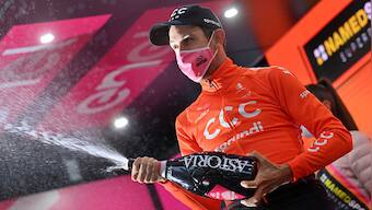 Giro d’Italia 2020: Czech rider Josef Cerny wins 19th stage as rain and protest sees 130 km cut from race