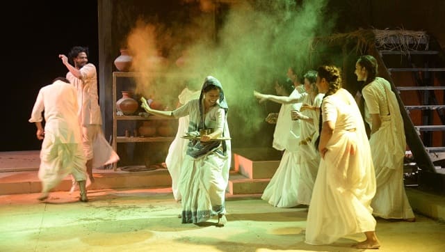 A scene from Swati Dubey's production of Ashish Pathak's Agarbatti.