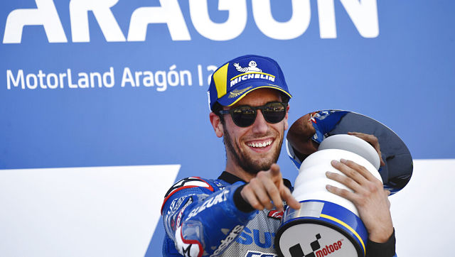 Aragon MotoGP 2020: Alex Rins wins thriller as Joan Mir takes championship lead Aragon MotoGP 2020: Alex Rins wins thriller as Joan Mir takes championship lead