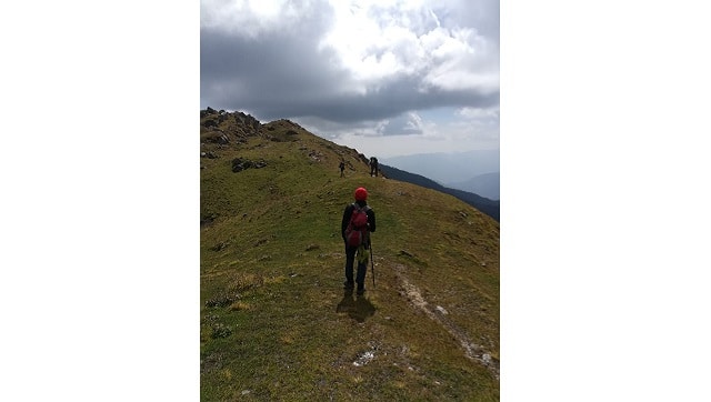 Amol Bisht, a first-time trekker, said safety protocols instituted by adventure companies put his mind at ease. Photo courtesy Amol Bisht