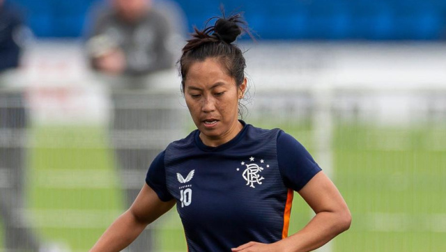 Bala Devi returns to action in Rangers FC's 5-1 drubbing of Hearts Women FC in Scottish top-flight competition Bala Devi returns to action in Rangers FC's 5-1 drubbing of Hearts Women FC in Scottish top-flight competition