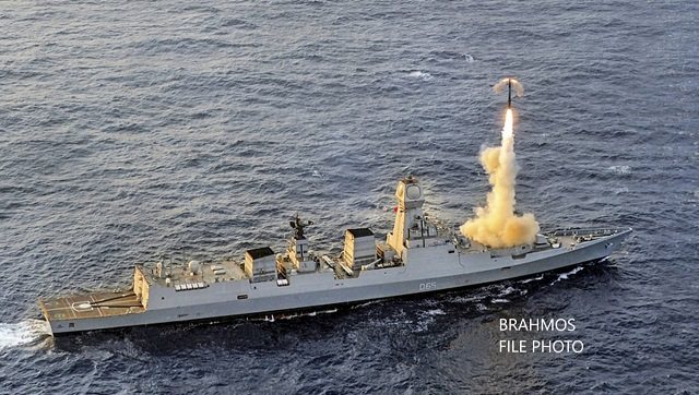 India successfully test fires BrahMos supersonic cruise missile from navy's stealth destroyer INS Chennai India successfully test fires BrahMos supersonic cruise missile from navy's stealth destroyer INS Chennai