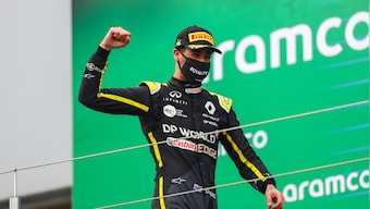 Formula 1 2020: Daniel Ricciardo to pick tattoo for Renault team principal Cyril Abiteboul after podium finish in Eifel GP