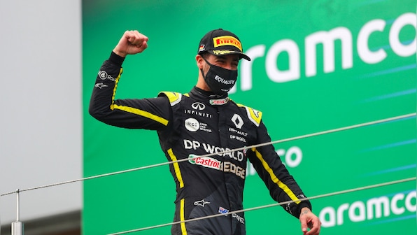 Formula 1 2020: Daniel Ricciardo to pick tattoo for Renault team principal Cyril Abiteboul after podium finish in Eifel GP