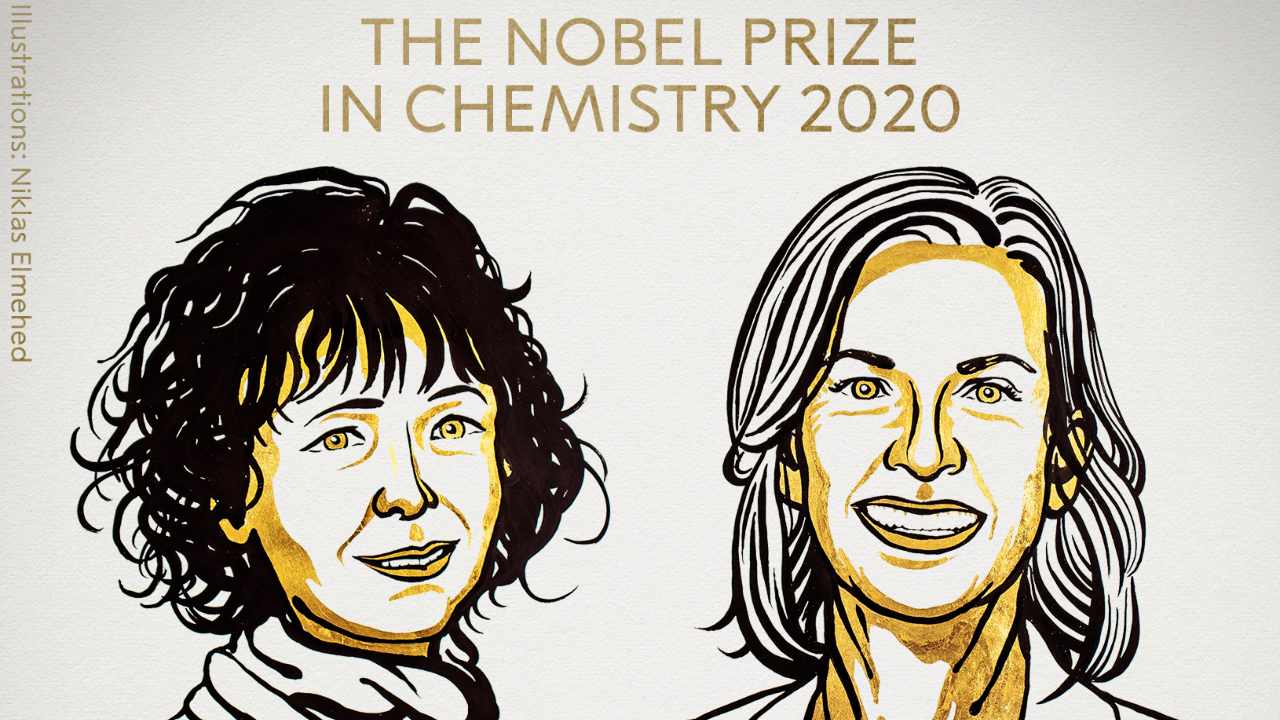 Nobel Prize in Chemistry awarded to two women scientists for their work on genome editing Nobel Prize in Chemistry awarded to two women scientists for their work on genome editing
