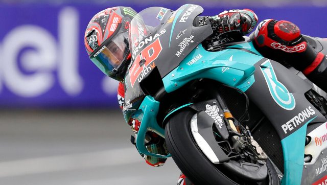MotoGP 2021: Fabio Quartararo takes pole at Portuguese MotoGP, Marc Marquez to start on second row MotoGP 2021: Fabio Quartararo takes pole at Portuguese MotoGP, Marc Marquez to start on second row