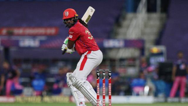 Chris Gayle was bowled by Archer for 99 in the penultimate ball of the innings, and missed out on what would have been his seventh IPL century. This led Punjab to 185-4 from 20 overs. Sportzpics