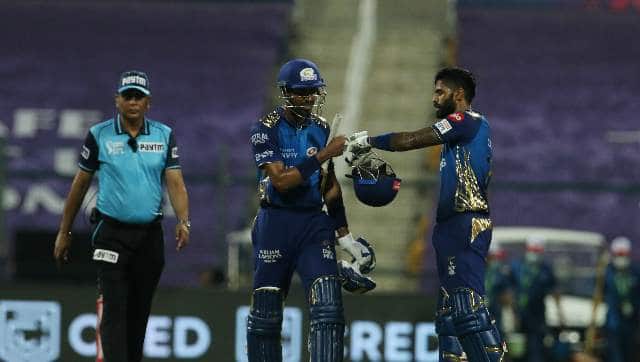 Hardik Pandya (30*) and Suryakumar Yadav (79*) forged a 76-run partnership from just 36 balls as MI registered 193-4 on board. Sportzpics