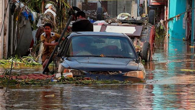 Three dead as fresh downpour batters Hyderabad; Indian Army deployed in four flood-affected districts of Karnataka Three dead as fresh downpour batters Hyderabad; Indian Army deployed in four flood-affected districts of Karnataka