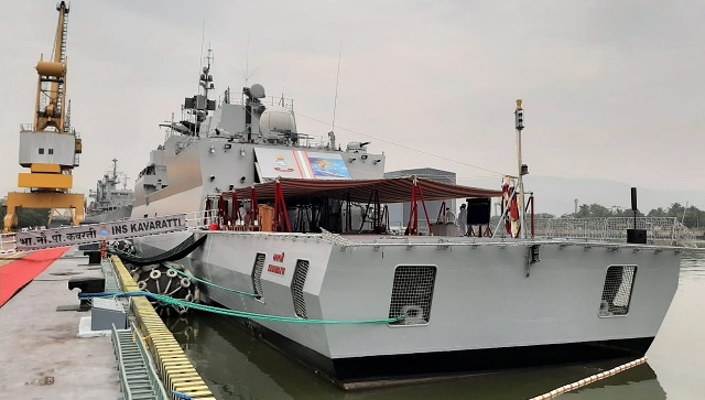 INS Kavaratti, last of 4 indigenously-built stealth corvettes, commissioned into Indian Navy INS Kavaratti, last of 4 indigenously-built stealth corvettes, commissioned into Indian Navy
