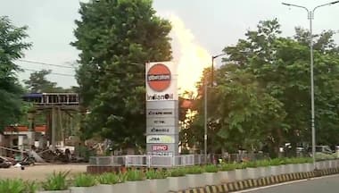 Eight injured in major fire at IOC petrol pump in Odisha's Bhubaneswar; two critical, fire under control, say officials