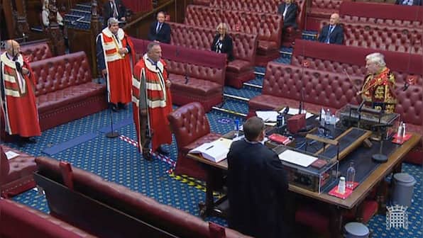England cricket legend Ian Botham introduced as a peer in the House of Lords