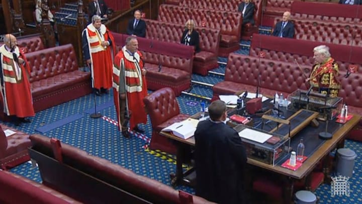 England cricket legend Ian Botham introduced as a peer in the House of Lords