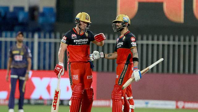 IPL 2020: RCB skipper Virat Kohli hails AB de Villiers' 'super-human' effort after team's win against KKR IPL 2020: RCB skipper Virat Kohli hails AB de Villiers' 'super-human' effort after team's win against KKR