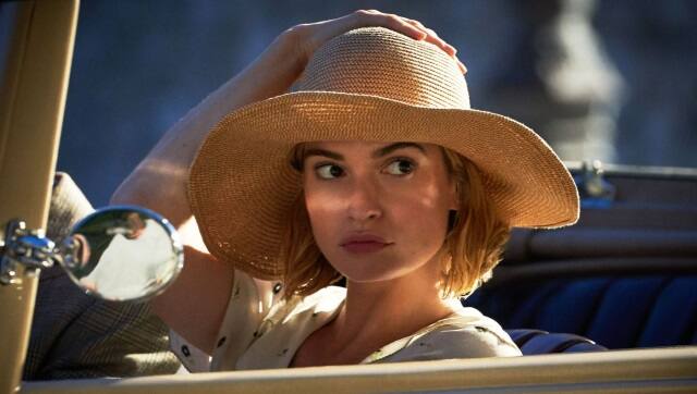 Lily James as Mrs de Winter