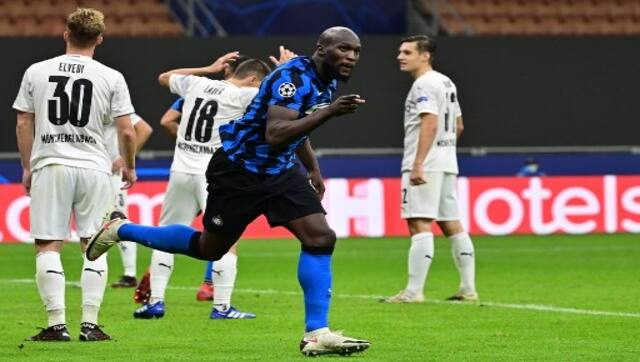 Romelu Lukaku scored twice for Inter, opening the scoring early in the second half and then turning in a late equaliser. AFP 