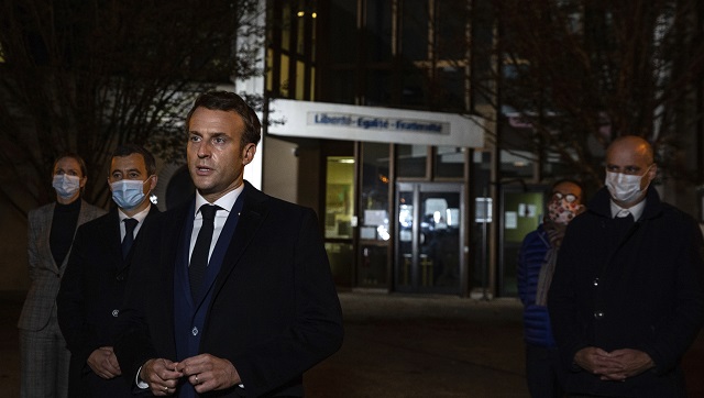 Teacher in Paris suburb beheaded for discussing caricatures of Prophet Muhammad; Macron terms it 'Islamist terrorist attack' Teacher in Paris suburb beheaded for discussing caricatures of Prophet Muhammad; Macron terms it 'Islamist terrorist attack'