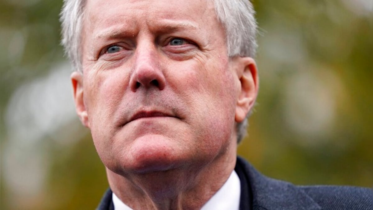 We are not going to control the pandemic, admits White House Chief of Staff Mark Meadows