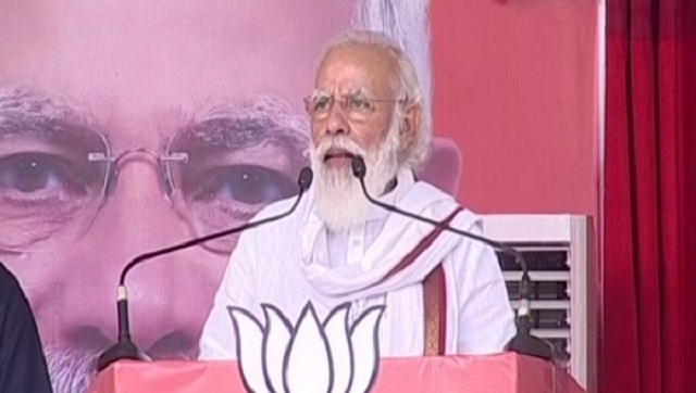 Narendra Modi inaugurates 'Arogya Van' near Statue of Unity in Gujarat's Kevadiya village Narendra Modi inaugurates 'Arogya Van' near Statue of Unity in Gujarat's Kevadiya village