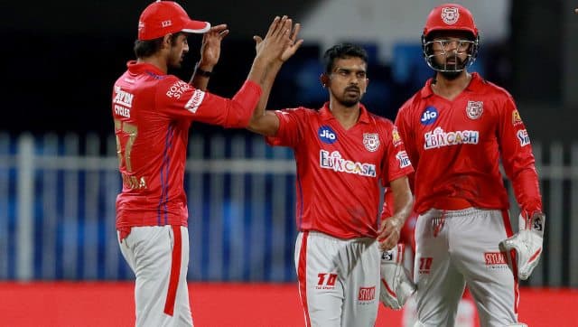 Murugan Ashwin was the pick of the bowlers for KXIP as he picked two wickets for 23 in four overs. RCB managed 171/6 in 20 overs. Image: Sportzpics for BCCI