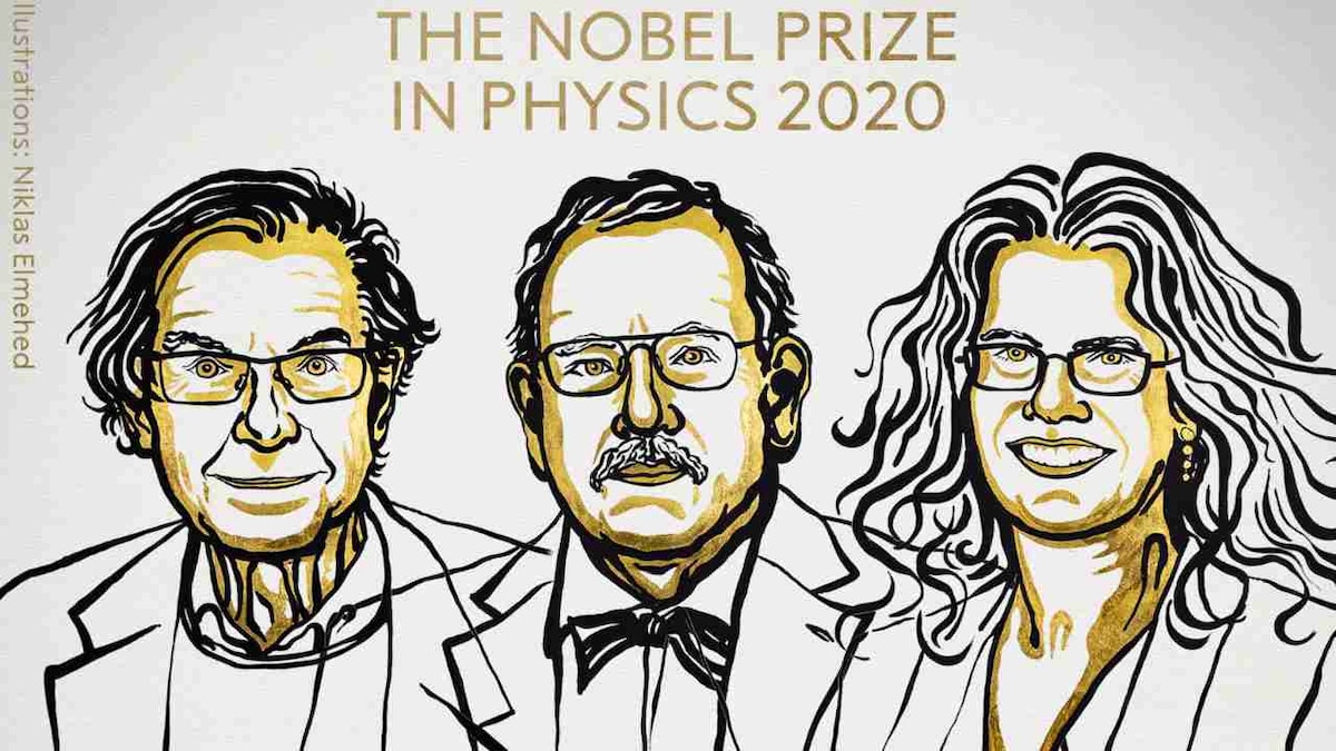 Nobel Prize 2020 in Physics awarded to Penrose, Genzel and Ghez for findings in cosmology, black holes