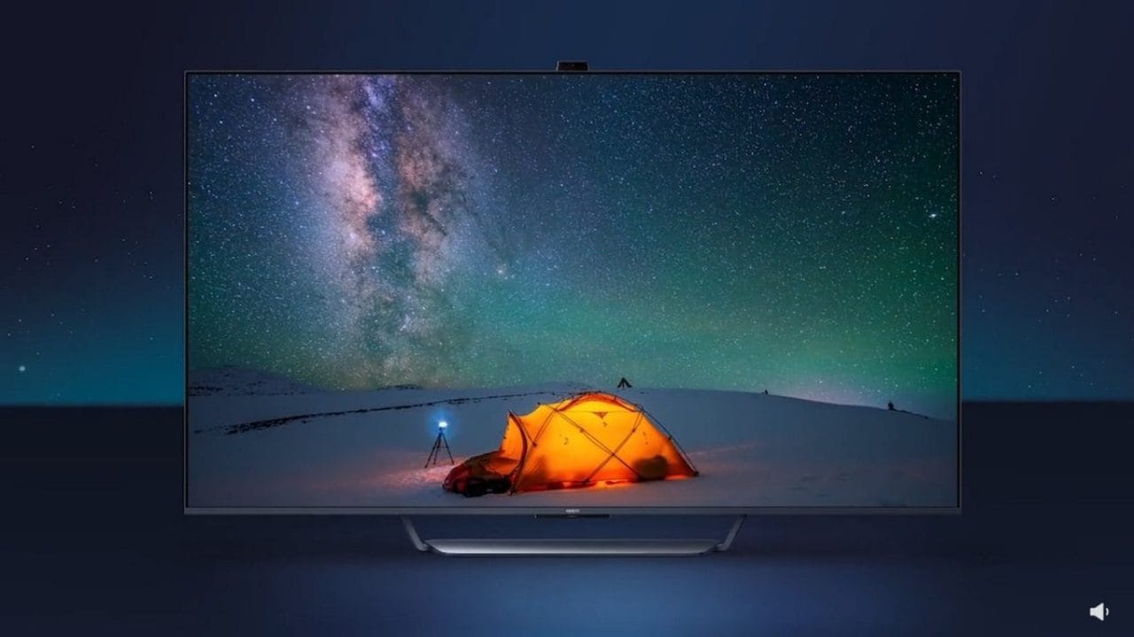 First look at OPPO's upcoming smart TV. Image Credit: Weibo/Oppo