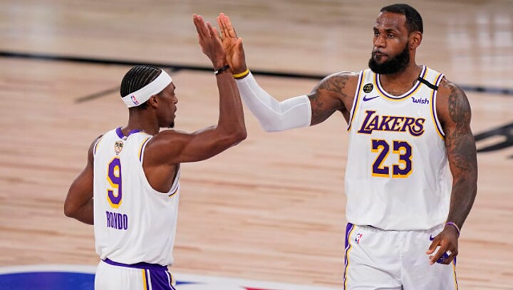 NBA Finals: Rajon Rondo, a champ in Boston, on brink of getting a championship ring with LA Lakers