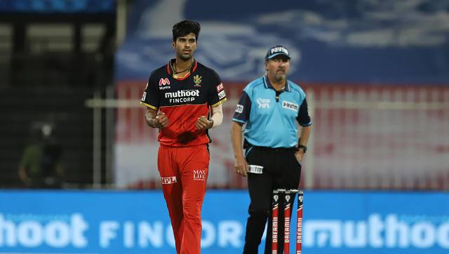 RCB spinners did the trick for the side, with Yuzvendra Chahal, Washinton Sundar pickin up three wickets between them whiling giving away just 29 runs in eight overs. Sportzpics.