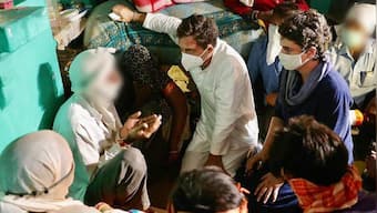 Hathras gangrape: Yogi Adityanath govt recommends CBI probe; Rahul, Priyanka Gandhi meet victim's kin