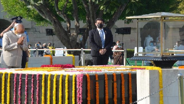 On Mahatma Gandhi's 151st birth anniversary, Kovind and Modi pay homage to Father of the Nation at Rajghat