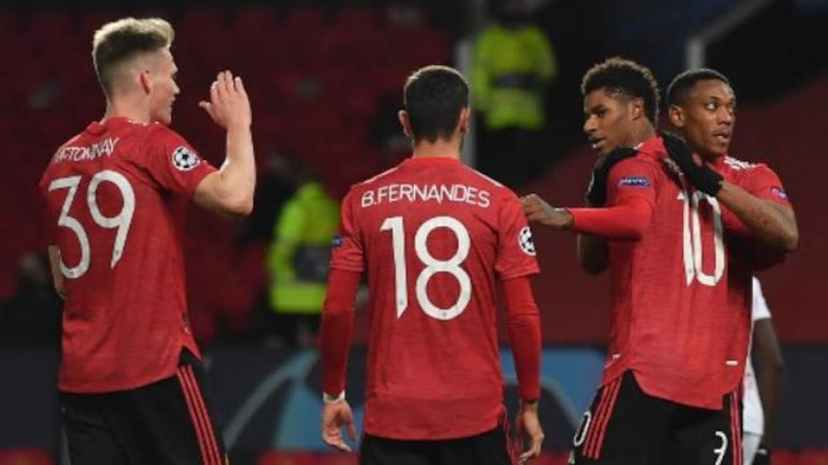 Champions League: Marcus Rashford hat-trick inspires Manchester United to 5-0 win over RB Leipzig; Barcelona beat Juventus