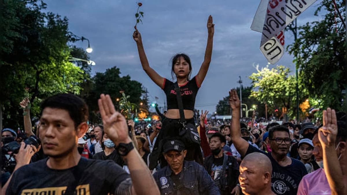 In Thailand, discontent of pro-democracy protesters bubbles over as government battens down hatches