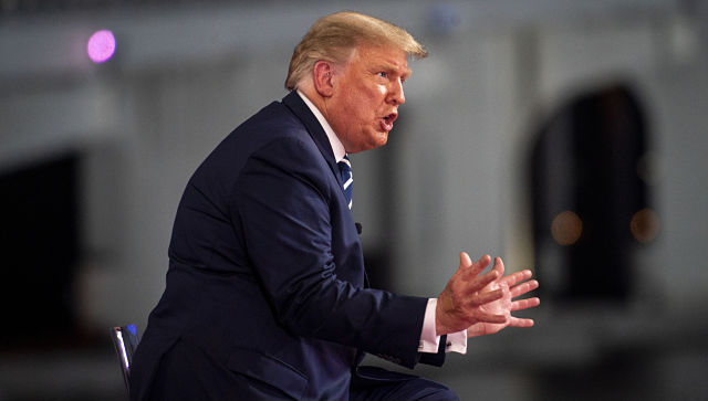 Duelling town halls see combative Donald Trump and deliberate Joe Biden spar from afar Duelling town halls see combative Donald Trump and deliberate Joe Biden spar from afar