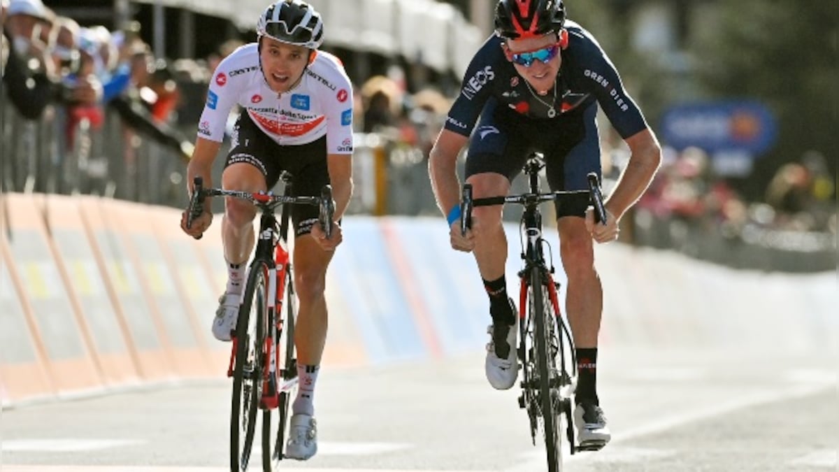 Giro d'Italia 2020: Britain's Tao Geoghegan Hart edges past new overall leader Jai Hindley to win 20th stage